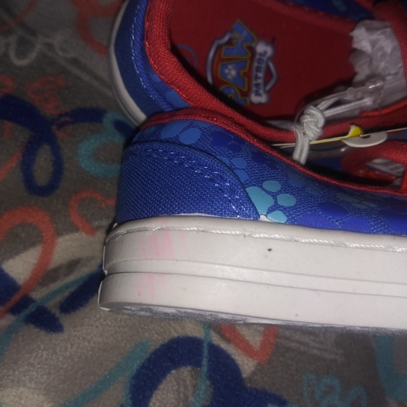 Paw Patrol 🚓 Blue and Red Slip on Sneakers - Picture 2 of 3
